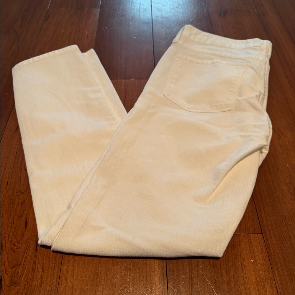 J. Crew Off-White Denim Pants
